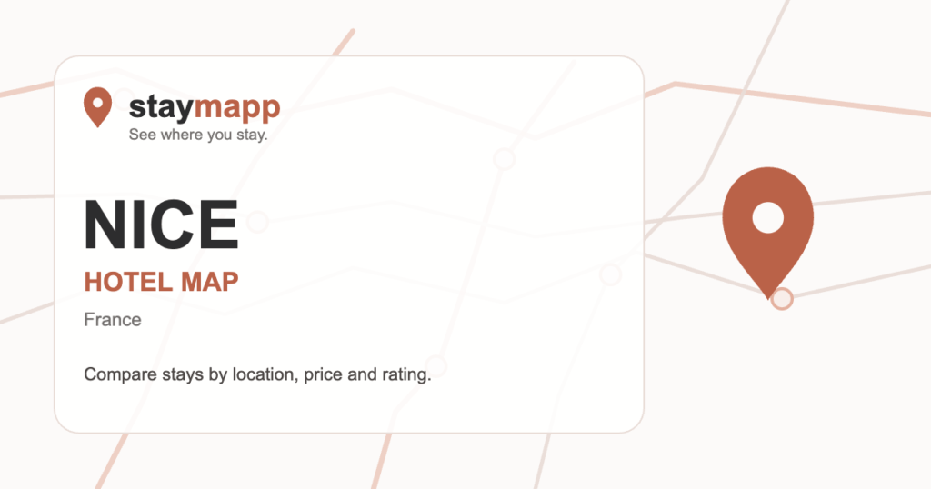 Nice hotel map by StayMapp